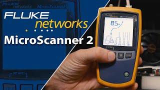 Fluke Networks MicroScanner 2 TDR Lan Cable Tester