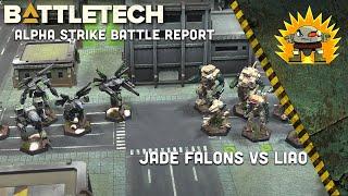 Battletech: Batrep - Clan Jade Falcon vs House Liao