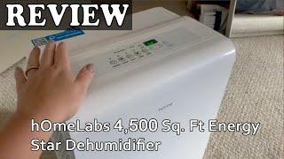 Homelabs 70 Pint 4,500 Sq  Ft Energy Star Dehumidifier 2022 Review