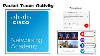 Packet Tracer Activity 13.5.1 WLAN Configuration in CCNAv7 (SRWE MODULE 13)