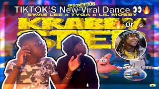 TIKTOK GON’ STEAL THIS!! | Krabby Step - Swae Lee, Tyga + Lil Mosey REACTION | UK