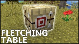 What Is The Use Of The FLETCHING TABLE In MINECRAFT