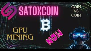 Info & How to Mine with GPU Satoxcoin (SATOX) Step By Step Full Guide