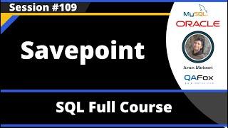 SQL for Beginners - Part 109 - Savepoint