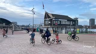 Shared space east of Amsterdam Central Station - March 12, 2021 17:42