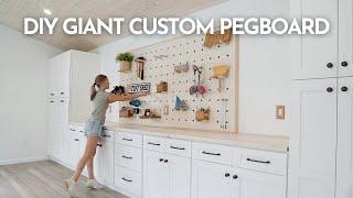 DIY Giant Custom Pegboard