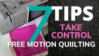 Seven Free Motion Quilting Tips