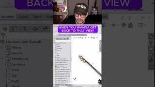 New CUSTOM view ORIENTATION #solidworks #tips #assembly #view #name