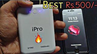 iPRO-10400 mAh | BEST BUDGET POWER BANK IN RS-500/- | VALUE OF MONEY | 2020 | VMinds |