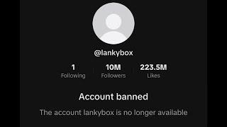 lankybox just got banned...