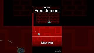 Free secret way demon in geometry dash 2.2! #geometrydash #gd #shorts