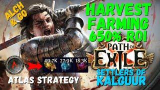 STOP CRYING That You Can't Farm Enough Currency! - Alch & Go Harvest Farming with 9 div/h, 650% ROI