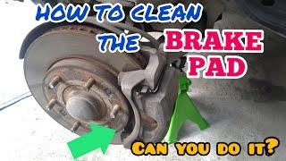 How to clean brake pad in your car