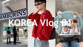 【korea vlog】tamburins/cafe/オリヤン