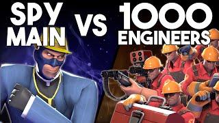 TF2: Spy Main vs 1000 ENGINEERS