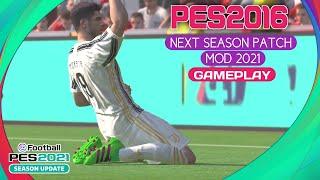 PES 2016 NEXT SEASON PATCH MOD 2021 GAMEPLAY | MANCHESTER UNITED vs JUVENTUS | MICANO PATCH |PC GAME