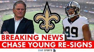 Saints RE-SIGN Chase Young In 2025 NFL Free Agency! New Orleans Saints News