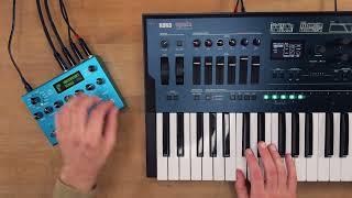 Strymon BigSky MX Dual Reverb Demo with Synth (Korg opsix)