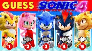 Guess The Sonic Demons The Hedgehog 3 Character by Their Voices #5  Sonic 3 Movie Songs Quiz