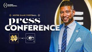 Georgia | Marcus Freeman Sugar Bowl Press Conference (12.23.24) | Notre Dame Football