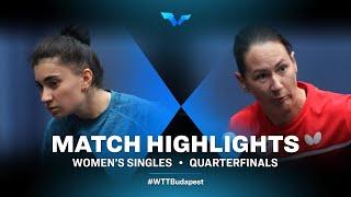 Elizabet Abraamian vs Polina Mikhailova | WTT Contender Budapest 2021 (1/4)