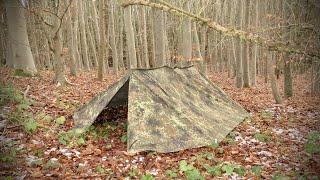 German Military Flecktarn Tent Camouflage Test