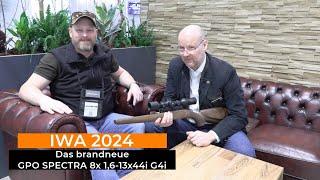 IWA 2024: Das brandneue GPO SPECTRA 8x 1,6-13x44i G4i Fiber mit optionaler ASV