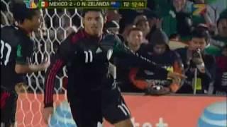 Mexico Vs. Nueva Zelanda, Goles: Chicharito Hernandez y Carlos Vela 3 marzo 2010