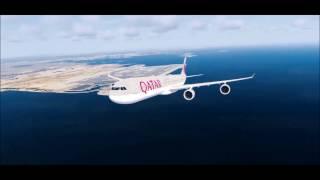 [P3D V3.4] BlackBox A340 Qatar Airways landing Doha