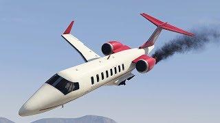 GTA 5 INCREDIBLE AIRPLANE CRASH COMPILATION!!!