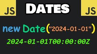 Learn JavaScript DATE objects in 8 minutes! 