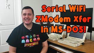 RetroTour: MS-DOS File Transfer Using Serial to WiFi Modems and ZModem