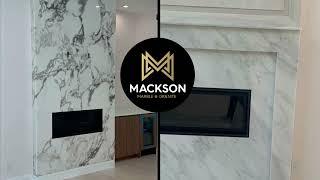 Mackson Marble Fireplace Hamptons Long Island NY