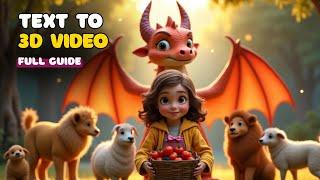 How to Create a 30 Minute 3D Animated Video with One AI Prompt No Skills Needed!