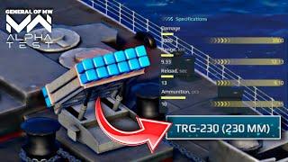 TRG -230 (230 mm) New Grenade Launcher Review & Gameplay | Modern Warships