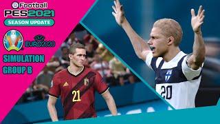 Finland vs Belgium Euro 2020 PES 2021 Simulation