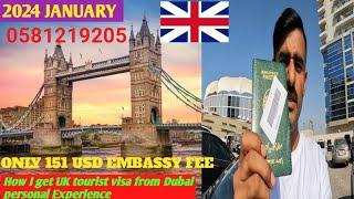 HOW TO APPLY UK VISITOR VISA FROM DUBAI-PERSONAL EXPERIENCE-2024 JANUARY