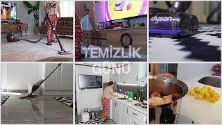 TEMİZLİK GÜNÜ  DYSON BİG BALL ABSOLUTE 2  AKŞAM YEMEK HAZIRLIĞI 