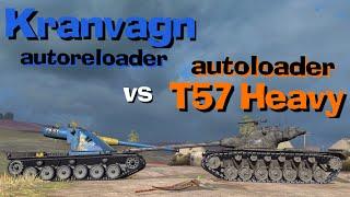 WOT Blitz Face Off || Kranvagn vs T57 Heavy