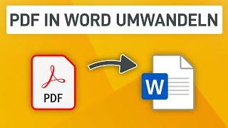  PDF in Word umwandeln & bearbeiten (So geht's!)