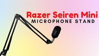 Razer Seiren Mini microphone boom arm stand review