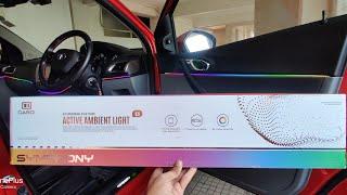 TATA TIGOR XZ+ CARDI K4 SMART AMBIENT LIGHTING INSTALLATION AND WORKING DEMO