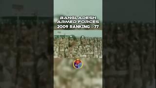 Bangladesh Army  2009 vs 2024 - Bangladesh then vs now - Bangladesh Edit - Bangladesh Army Ranking