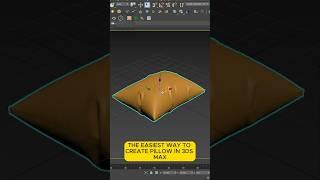 HOW TO MODEL A PILLOW IN 3DS MAX #3dvisualization #coronarender #3dmodeling #3dsmax #vray #interior