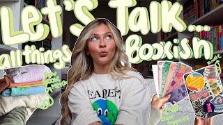 Let's talk all things BOOKISH!  ⎮ fav book merch, music, headphones, annotating, bookmarks, etc