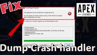 The application has encountered an unexpected error Apex Legends Fix