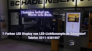 Werkstatt Werbeschild LED Aussenwerbung