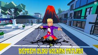 Deprem Oldu Volkan Patladı Brookhaven Lavlar Altında Kaldı | Roblox Brookhaven