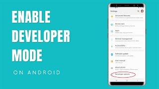 How to turn on developer mode | How to turn on developer options