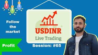 USDINR Live Trading Session #65 : Trading for Beginners | Become a Profitable Trader